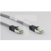 Kabel krosowy patchcord S/FTP (PiMF) kat.8.1 LSZH szary 10m 55141