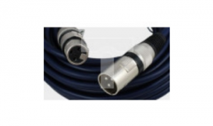 Profesjonalny kabel mikrofonowy studyjny/estradowy gniazdo XLR 3P Canon / wtyk XLR 3P Canon MK06 /15m/
