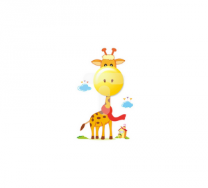 Lampka dziecięca giraffe 0,6W LED ML114