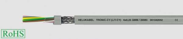 Przewód sterowniczy TRONIC-CY (LiY-CY) 2x0,5 500V 16002 /bębnowy/