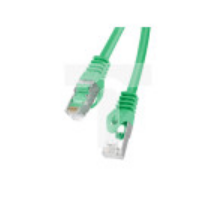 Kabel krosowy patchcord F/UTP kat.6 0,25m zielony