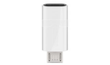 Adapter USB-C microUSB 2.0 (typ B) biały 55550