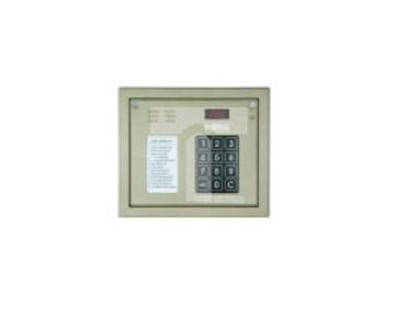 Cyfrowy panel domofonowy systemu CD-2502. Wyposażony w klawiaturę numeryczną, listę lokatorów i czytnik RFID CP-2502NR beżowy