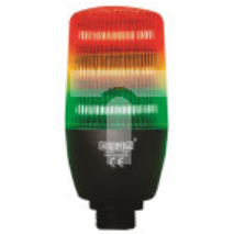 Wielofunkcyjna kolumna sygnalizacyjna LED trójkolorowa z buzzerem, 55mm, PLC, 24V AC/DC T0-IF5T024ZM05
