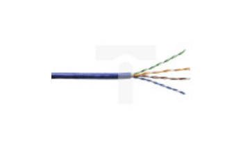 Kabel Emiter Net UTP (U/UTP) kat. 5e, linka 4 x 2x 24 AWG PCW, niebieski, K/EMITERNET-UTP5ELINKA. /305m/