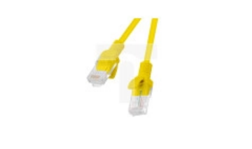 Kabel krosowy patchcord U/UTP kat.5e 10m żółty PCU5-10CC-1000-Y