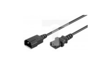 Kabel przedłużający IEC C14 - IEC C13 1m 95125