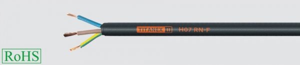Przewód przemysłowy TITANEX H07RN-F 3x10 450/750V 37032T /bębnowy/