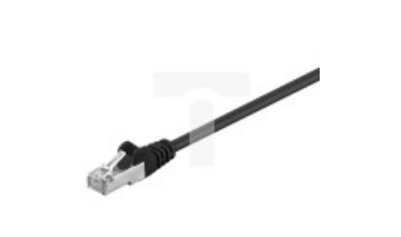 Kabel krosowy patchcord F/UTP kat.5e CCAczarny 5m 68662