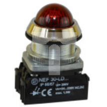 Lampka sygnalizacyjna 30mm czerwona 24V W0-L-NEF30LE/24V C
