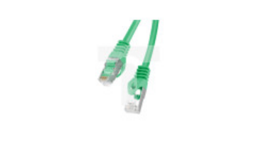 Kabel krosowy patchcord F/UTP kat.6 10m zielony