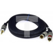 Kabel wt.Jack 3,5-wt.2RCA digital JKD10 7,5m