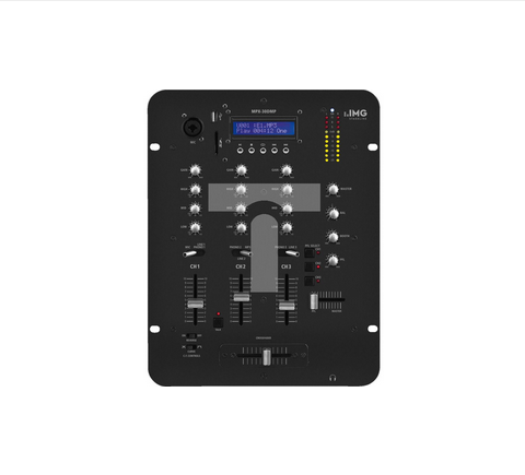 Mikser stereo dla DJ, z wbudowanym odtwarzaczem MP3 MPX-30DMP