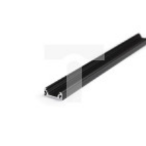 Profil led aluminiowy nawierzchniowy Surface10 anodowany czarny TOPMET LUX00816 /2m/