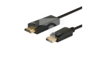 Kabel SAVIO CL-56 (HDMI M - DisplayPort M 1,5m kolor czarny)