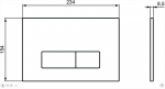 Ideal Standard ProSys Zestaw Stelaż podtynkowy WC + przycisk biały E2332AC
