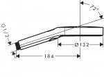 Hansgrohe Rainfinity Słuchawka prysznicowa czarny mat 26865670