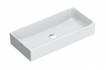Catalano VERSO 75x35 umywalka nablatowa h=13 cm biały połysk 17535ZE00/0222750001