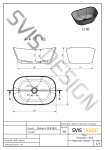  S.V.I.S. Design UMYWALKA 50 CM LIBRA BASIC - FANTASIA FIOLETOWY I NIEBIESKI, LAKIER MATOWY