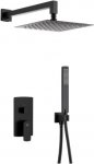 KFA Mokait Black zestaw prysznicowy podtynkowy czarny 553951181 