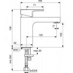 Ideal Standard Edge Jednouchwytowa bateria umywalkowa chrom A7105AA