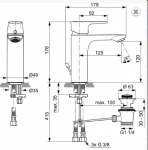 Ideal Standard Connect Air Grande Jednouchwytowa bateria umywalkowa z korkiem pop-up chrom A7054AA
