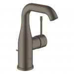 Grohe Essence Bateria umywalkowa z korkiem brushed hard graphite 24173AL1