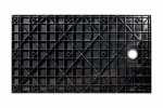 Besco Vexo Marble Black brodzik prostokątny 160 VMB16090P