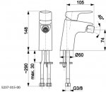 KFA Abasha bateria bidetowa chrom 523701500