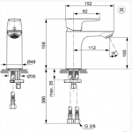 Ideal Standard Connect Air Bateria umywalkowa bez korka złoto szczotkowane połysk A7024A2