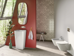 Catalano GREEN LUX 55 umywalka wolnostojąca odpływ podłogowy szary mat 1FRGRLXCS/0428550023