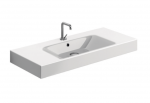 Kerasan 355031 CENTO umywalka 100X45 SOSP/APP NERO MATT