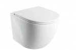 Omnires Ottawa miska toaletowa wisząca SILENT POWER™ z deską wolnoopadającą, 49 x 37 cm OTTAWASPMWBP 24H