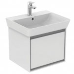 Ideal Standard Connect Air Szafka pod umywalkę Cube 48 cm biały połysk/jasnoszary mat E0844KN