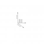 GEDY ATENA WIESZAK 45CM CHROM 4421/45
