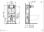 Ideal Standard Prosys 150P Stelaż podtynkowy WC niski R009167