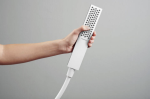 Hansgrohe Pulsify E Główka prysznicowa 100 1jet EcoSmart+, Slim biały mat 24321700