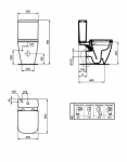 Ideal Standard Ideal Standard i.life S is i.life s miska komp. rl+ white bxd T459601 