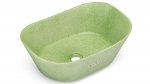 S.V.I.S. Design UMYWALKA 50 CM LIBRA BASIC - SPLASH ZIELONY, LAKIER MATOWY