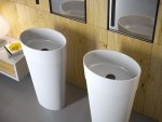 Besco Uniqa Matt Biała wolnostojąca + kilk-klak chrom UMMBUWO
