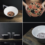 KERASAN DECO POKRYWA CERAMICZNA DEKORACYJNA BURGUND MAT 486075
