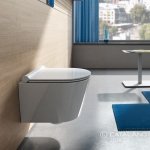 Catalano Verso/Zero miska WC wisząca bezrantowa 46cm z deską wolnoopadającą i mocowaniem 1VSZ46R00/0111460001 + 5V45STP00/0151200001 + KFST00/9056060000