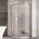 Besco Zarya Chrom kabina półokrągła 90cm ZP90190C