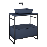 Elita INDUS Szafka 80 1S NAVY BLUE MATT do stelaża 168754/RE010800077030