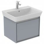 Ideal Standard Connect Air Szafka pod umywalkę Cube 53 cm jasnoszary lakier E0846EQ
