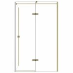 Besco Pixa Gold kabina prostokątna 120x90 Lewa PPL129195G