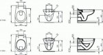 Ideal Standard ecco miska wisząca. lejowa w kartonie W740601