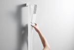 Hansgrohe Pulsify E Zestaw prysznicowy 100 1jet EcoSmart z drążkiem 65 cm biały mat 24370700