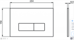  Ideal Standard oleas przycisk spłukujący p2 chrom R0119JG
