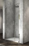 Sanswiss Cadura White Line Drzwi wahadłowe jednoczęściowe ze ścianką stałą w linii 80cm CA31CG0800907